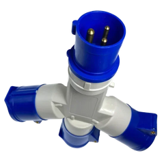 Quest Site Mains 3 Way Splitter 230V Caravan Hook Up