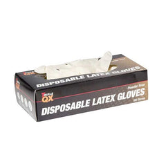 Triple QX Powder Free Latex Gloves Small Box of 100 - 543770060