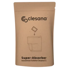 Clesana Super Absorber 20 Bags for Waterless C1 Toilet