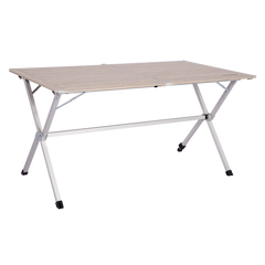 Elite Derwent Light Wood Slatted Table -Motorhome