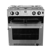 Voyager 4500 Propane / Butane Burner Hob Oven No Ignition Stainless Steel - VP4505