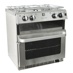 Voyager 4500 Propane / Butane Buner Hob Oven with Ignition Stainless Steel - VP4506