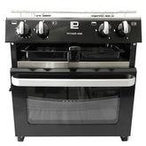 Voyager 4500 2 Burner Hob Oven with Ignition Black - VP4506BLACK