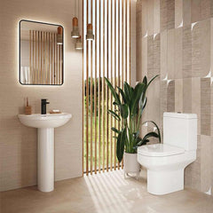 Spa Rimless Complete Toilet Set with Pan, Cistern and Seat