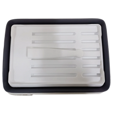 Collapsible-wares Dish Rack with Cutlery Holder & Sink Drainer