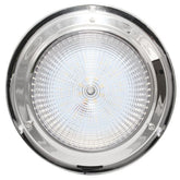 12V Stainless Dome Light Warm White LED 137mm 4" Dome