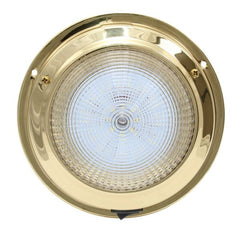AAA 12V Brass Dome Light Natural White LED 168mm 5" Dome - 00550-BLD