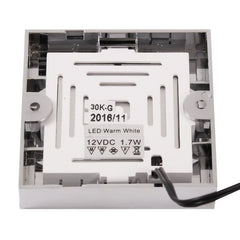 AAA LED Square Downlight Chrome Warm White (Surface Mount) - 09023-W05