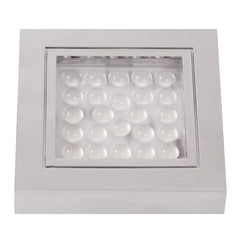AAA LED Square Downlight Chrome Warm White (Surface Mount) - 09023-W05