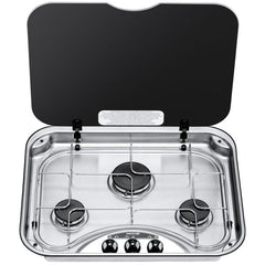 Thetford Series 345 Rectangular LPG Hob with Shut Off Lid - SHB34588-SP