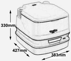 Thetford Porta Potti 145 Cassette Toilet 12L - 92802