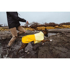 Ruffwear Sun Shower™ Dog Raincoat in Mineral Yellow (X Small) - 05303-717S1