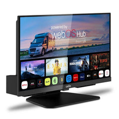 Cello C1924WSF-TRAV 19″ Smart WebOS Traveller TV/DVD – Dual Power (12V/230V) with Perfect Pitch Sound