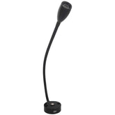 Long Neck Black LED Reading Light (Cool White / Touch Dimmable / USB) - ALUSBRLCW