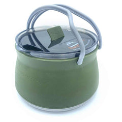 Wolf Outdoors EzyStow Collapsible Kettle 1L Olive Green - WFCW011