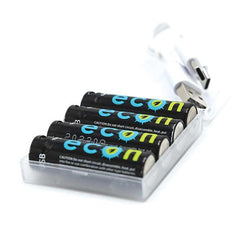 Wolf Outdoors 1800mwh USB-C Rechargeable AA Batteries with Case - WFIC033