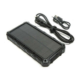 Wolf Outdoors SPB-16 Solar Power Bank with Case and 3in1 Lead - WFPT009