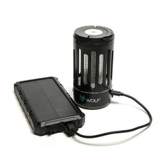 Wolf Outdoors SPB-16 Solar Power Bank with Case and 3in1 Lead - WFPT009
