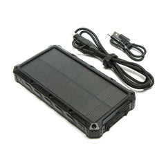 Wolf Outdoors SPB-16 Solar Power Bank with Case and 3in1 Lead - WFPT009