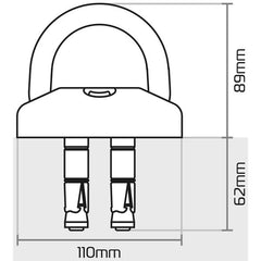 Oxford TaskForce Ground and Wall Anchor Kit for Bikes - LK408