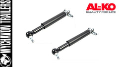 2 x AL-KO Black Octagon Shock Absorbers – Heavy-Duty Caravan Suspension