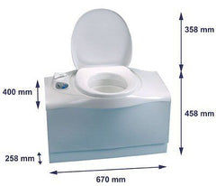 Thetford C402 Cassette Toilet Left Hand - 51706SP