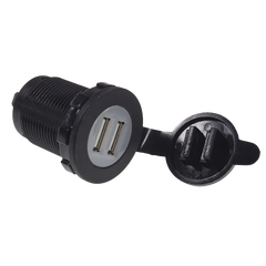 W4 Double USB Charging Point – Anthracite - Caravan / Motorhome