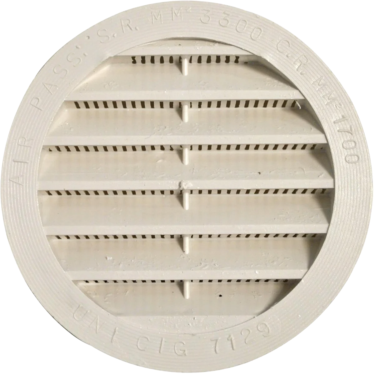 Fawo White 97mm Vent Rossette - Motorhome