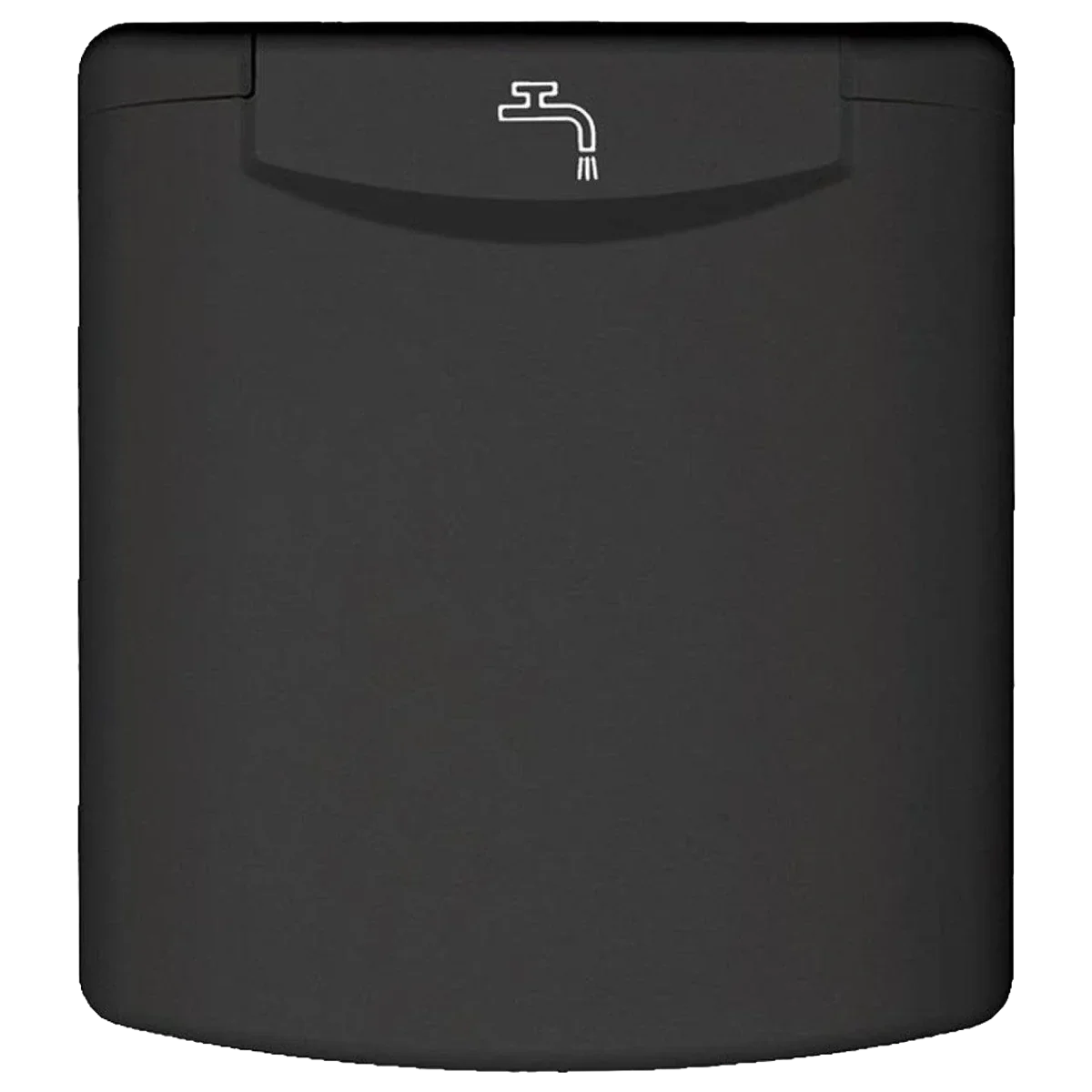 Fawo Black Mains Water Inlet with Magnetic Lock - Motorhome