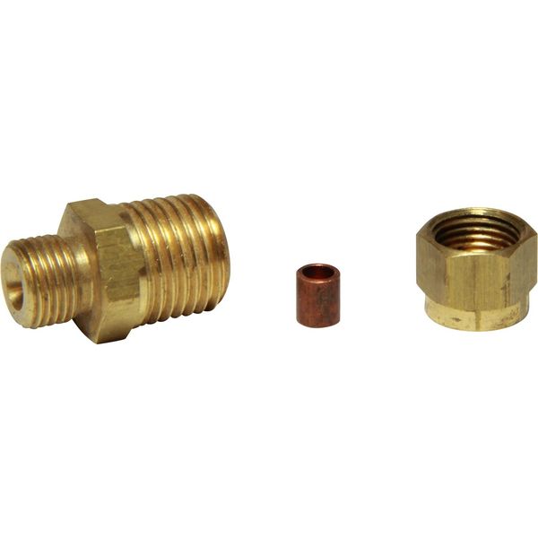AG Male Compression Coupling (1/4" BSP Taper to 1/8" Compression) - DC 13/8/163