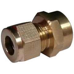 AG Female Compression Straight Coupling (1/4" Copper to 1/4" BSP) - D12/16/162W