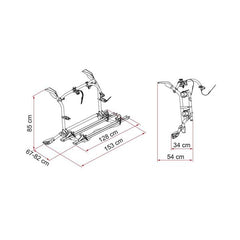 Fiamma Carry-Bike VW T6 Pro Deep Black (02096M08A)