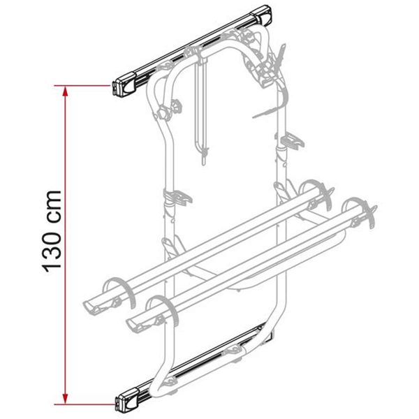 Fiamma Kit Bars Fiat Ducato 06 For Carry-Bike DJ - 08754-01-