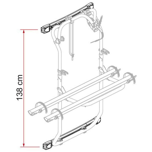Fiamma Kit Bars DJ Sprinter >06/Crafter >06 <16 Deep Black - 08754-02A