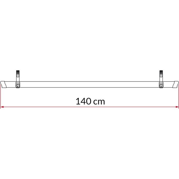 Fiamma Rail Quick 140 Red L80 Only - 98656M291