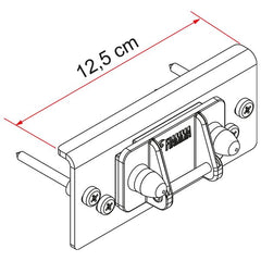 Fiamma Bike Mounting Kit Dethleffs > 2016 (98656M296)