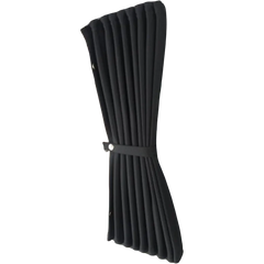 Ford Transit Custom Black SWB Tailgate Curtains 2012 – 2024