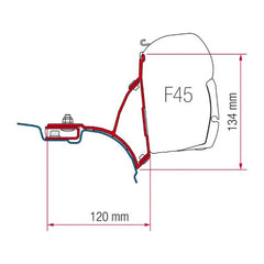 Fiamma VW T5/T6 Transporter MV RHD (After 2003) (98655-648) Awning Mounting