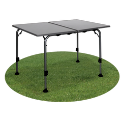 Westfield Black Aircolite Twin 120 x 80cm Table – Silver Legs