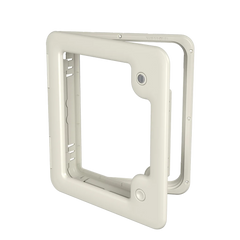 Thetford White Service Door 3 1 Lock 1 Push button - Motorhome