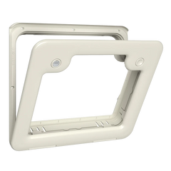 Thetford White Service Door 3 1 Lock 1 Push button - Motorhome
