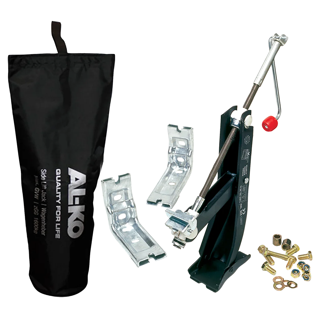 AL-KO 1600kg Side Lift Jack with Storage Bag – Caravan Jack Lift Kit