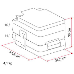 Fiamma Bi-Pot 30 Toilet (01356-01-)