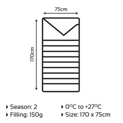 Envelope Sleeping Bag - Single