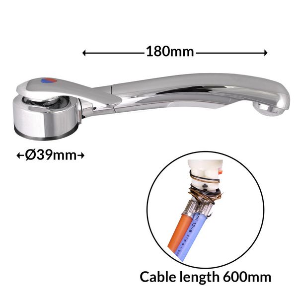 Single Lever Twist Mixer Tap Right Hand - 575-040000DPR9SK