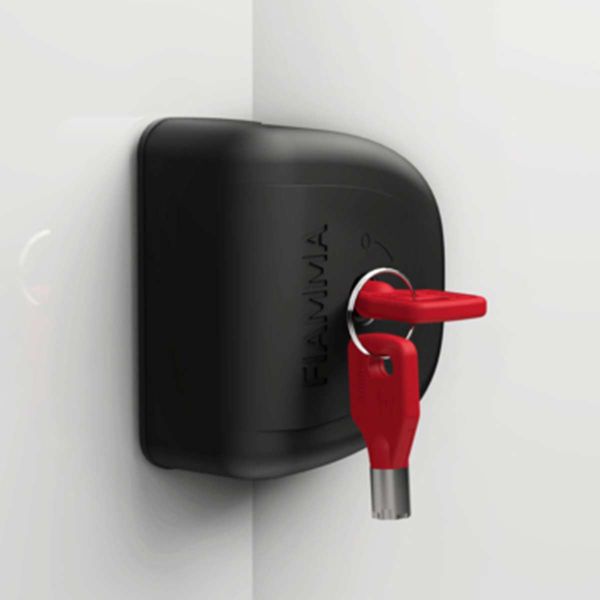 Fiamma Safe Door Motorhome Lock Deep Black (09053-01-)