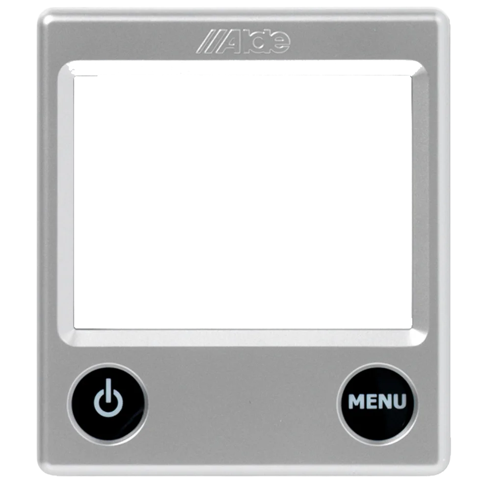Alde Silver Control Panel Front Cover – Caravan Heater Fascia