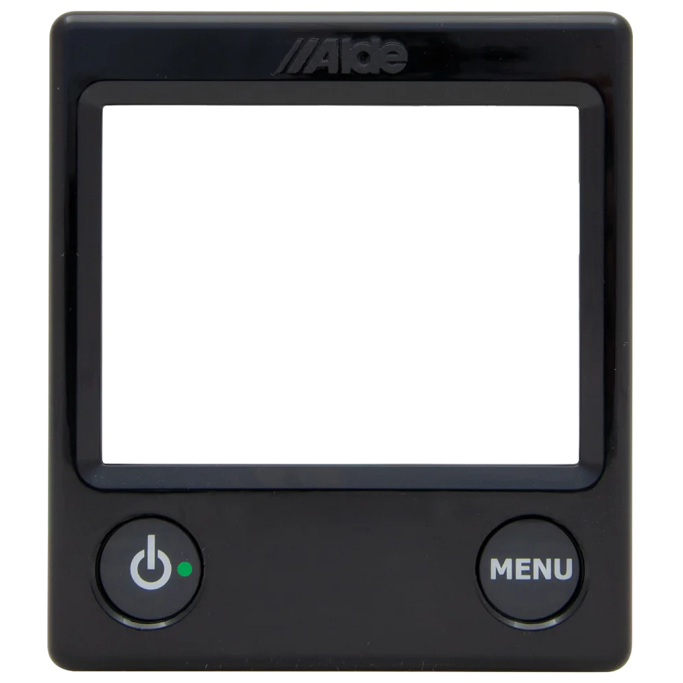 Alde Black Control Panel Front Cover – 3010 and 3020 (3010-618)