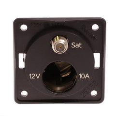 Berker 12V Cigar Socket / Satellite Point (21229A) - 17782