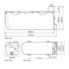 Whale Expanse Onboard Water Heater Gas and Electric with Flue Kit - SETWL8202A